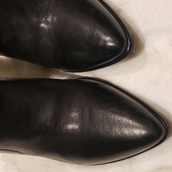 Vero Cuoio 41 black ankle boots leather Italian. - Picture 6 of 11